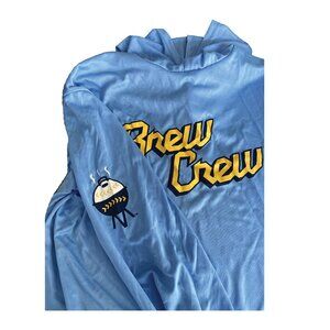 2025 MILWAUKEE BREWERS LONG SLEEVE LIGHTWEIGHT HOODIE SGA SIZE XL FAN GIVEAWAY